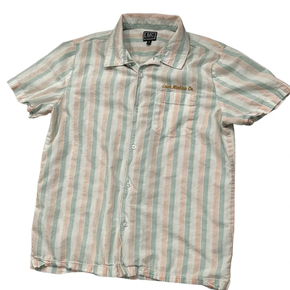 Loser Machine Hellsgate Woven Button Up Shirt - Size Medium - As Seen On OBX - Picture 3 of 5